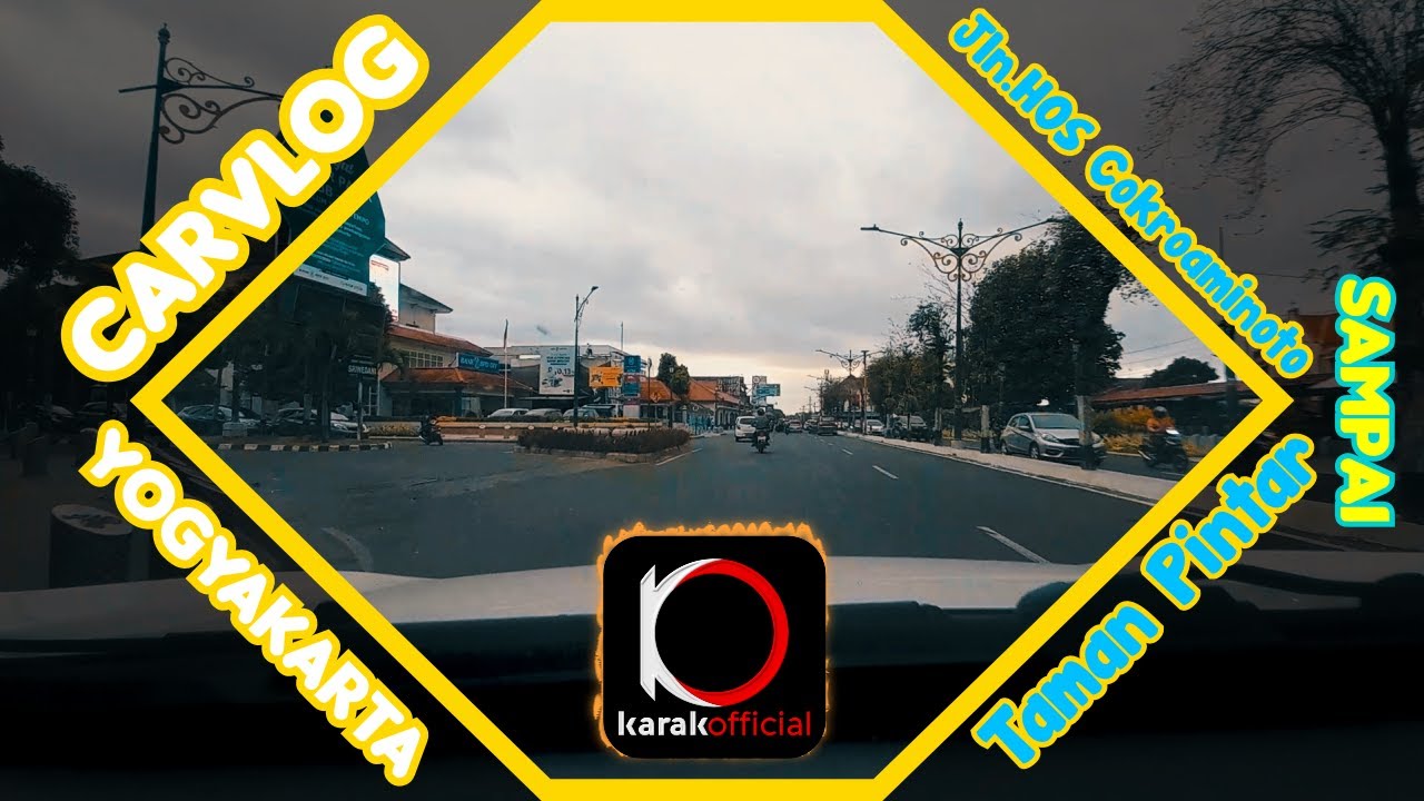 CarVlog Yogyakarta Jln HOS Cokroaminoto Sampai Taman Pintar