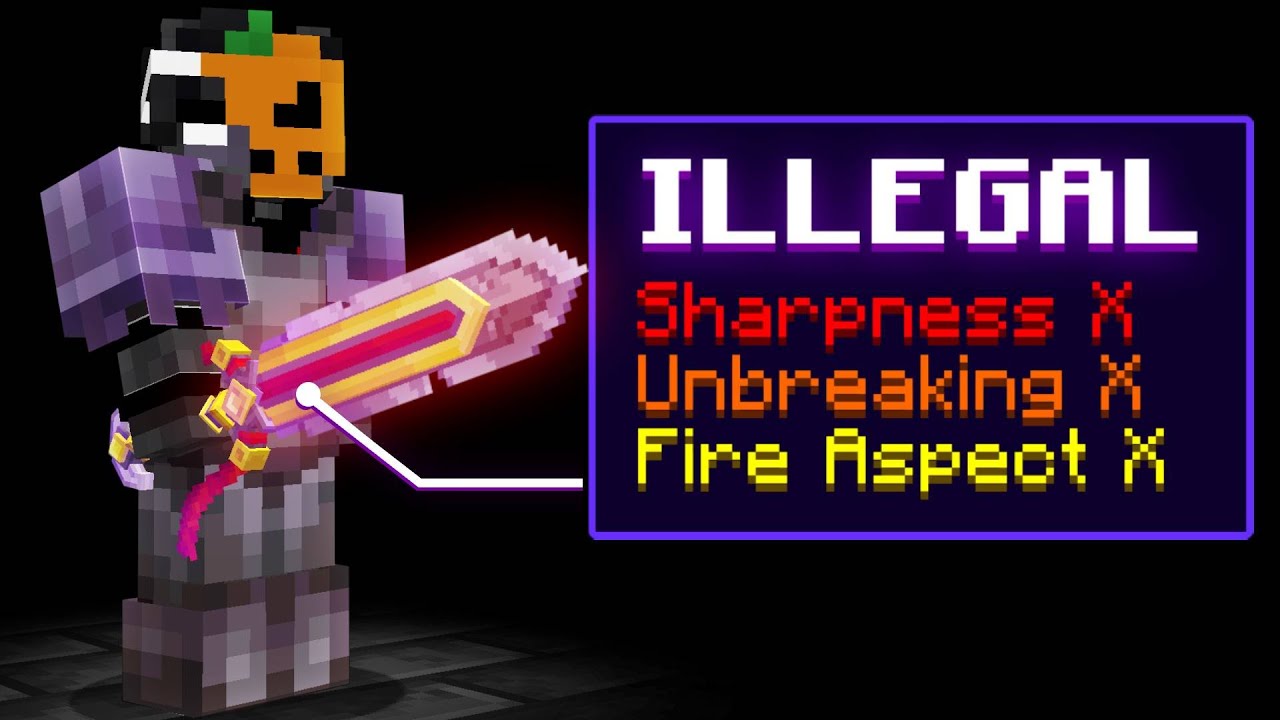 Getting The MOST ILLEGAL Sword of Minecraft