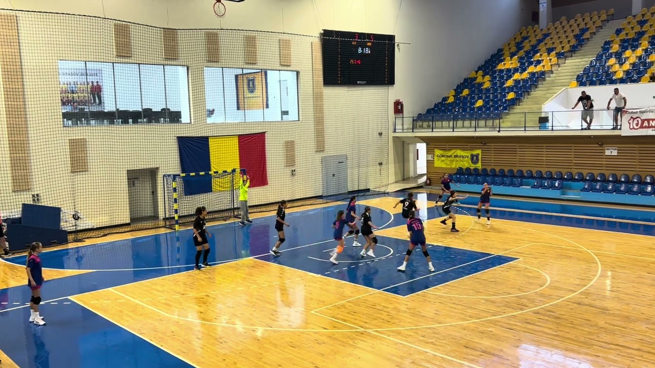 HC Omer Constanța Junioare 3 - KIR Constanța Junioare 3 Repriza 1 Meci handbal feminin amical Brașov