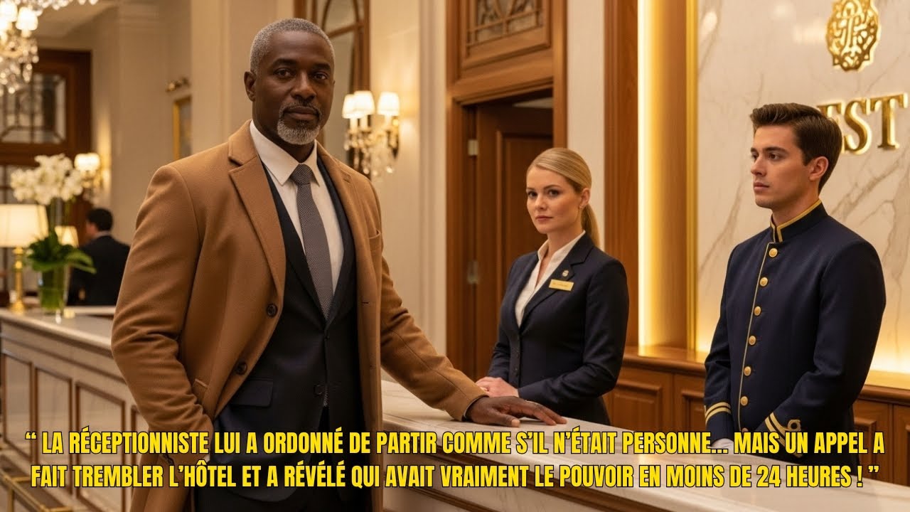 La réceptionniste a EXPULSÉ l’HOMME NOIR de l’HÔTEL de LUXE… mais un APPEL a RÉVÉLÉ la VÉRITÉ!
