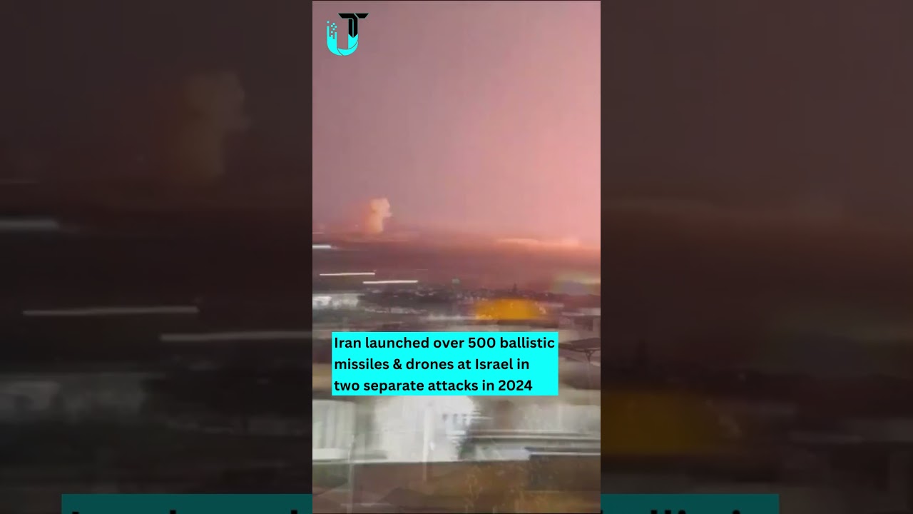 Iran launched over 500 ballistic missiles & drones at Israel in 2 separate attacks in 2024