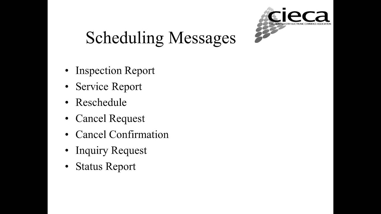 CIECAst 2013-08-13 - Scheduling Committee   New Messages and Codes