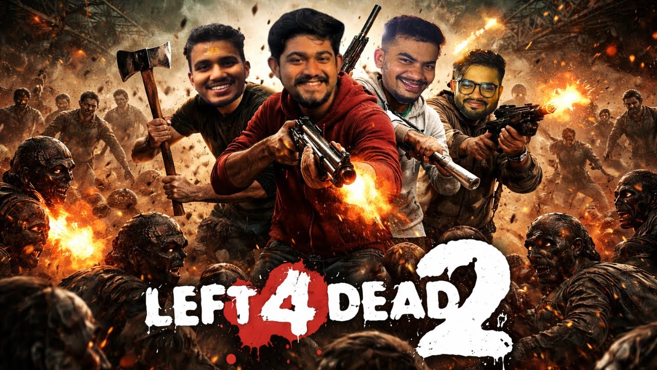 Bas Bhago! Zombies Everywhere 😭 | L4D2 Squad Fun Part 5