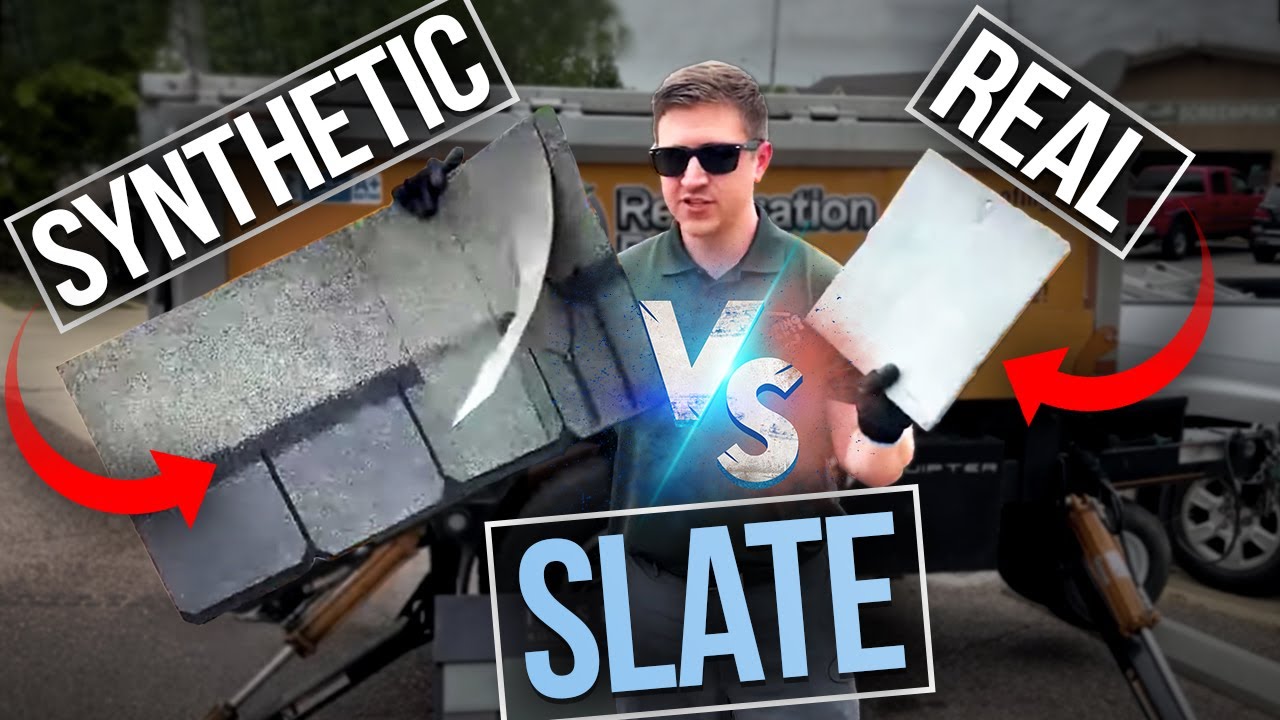 Real Slate Roof VS Synthetic Slate Roofing Shingles Comparison