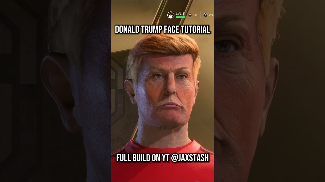 EA FC 26 | How to make a DONALD TRUMP | Pro Clubs & Career Mode Face Creation