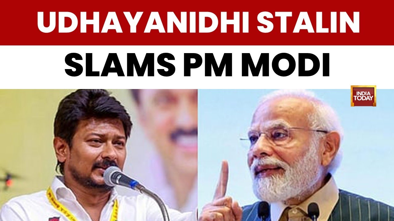 Udhayanidhi Stalin's 'Slave' Remark Against PM Modi, AIADMK-BJP Alliance | India Today