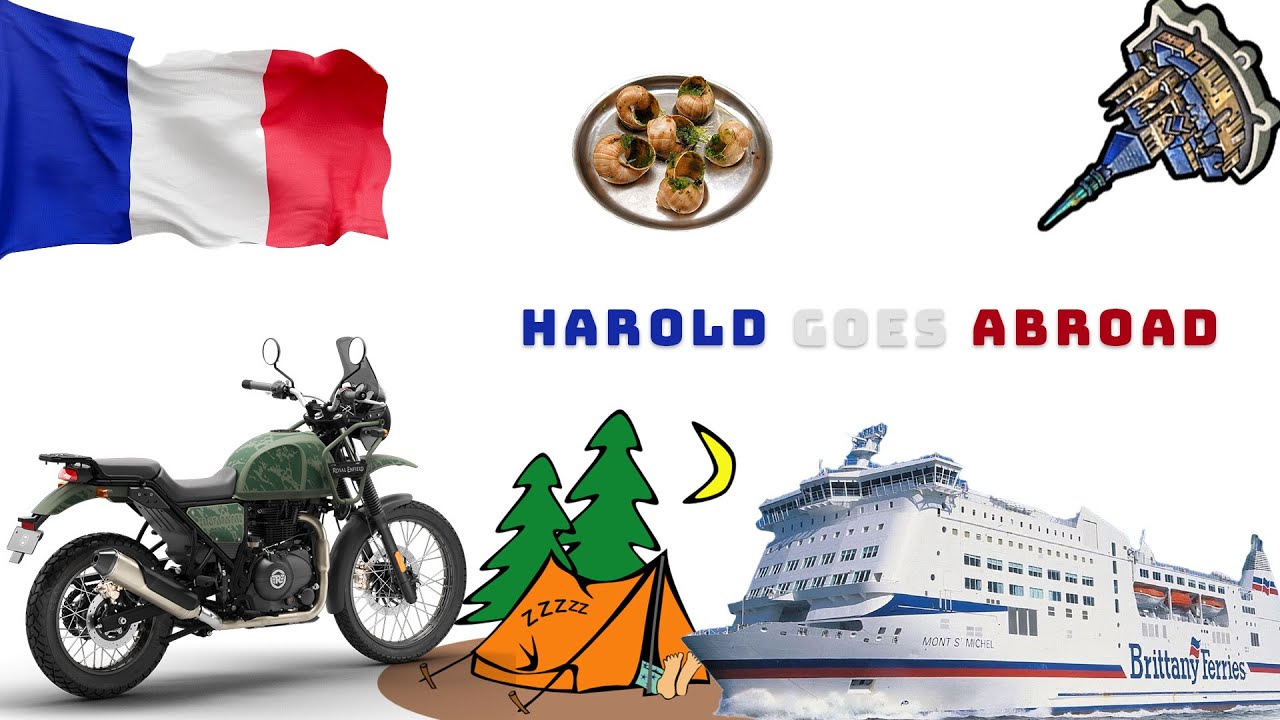 Normandy France On a 411 Himalayan  - Part 1 Harold Visits Bayeux