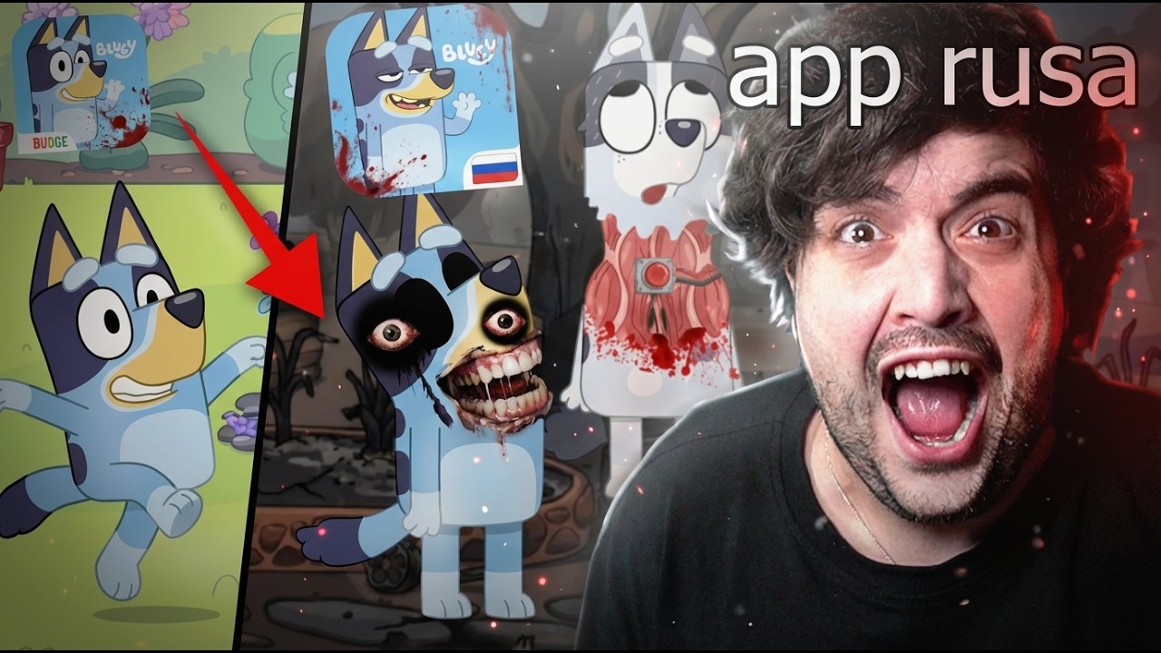 DESCARGUÉ LA APP RUSA DE BLUEY Y NO PUEDO CREER LO QUE VI 👀