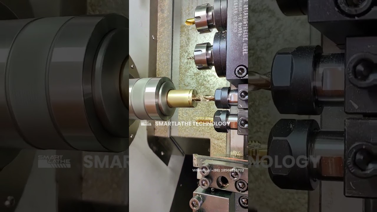 SL-36 what a high-speed CNC machine. Smart control, installed with hydraulic chuck. | CNC SMARTLATHE