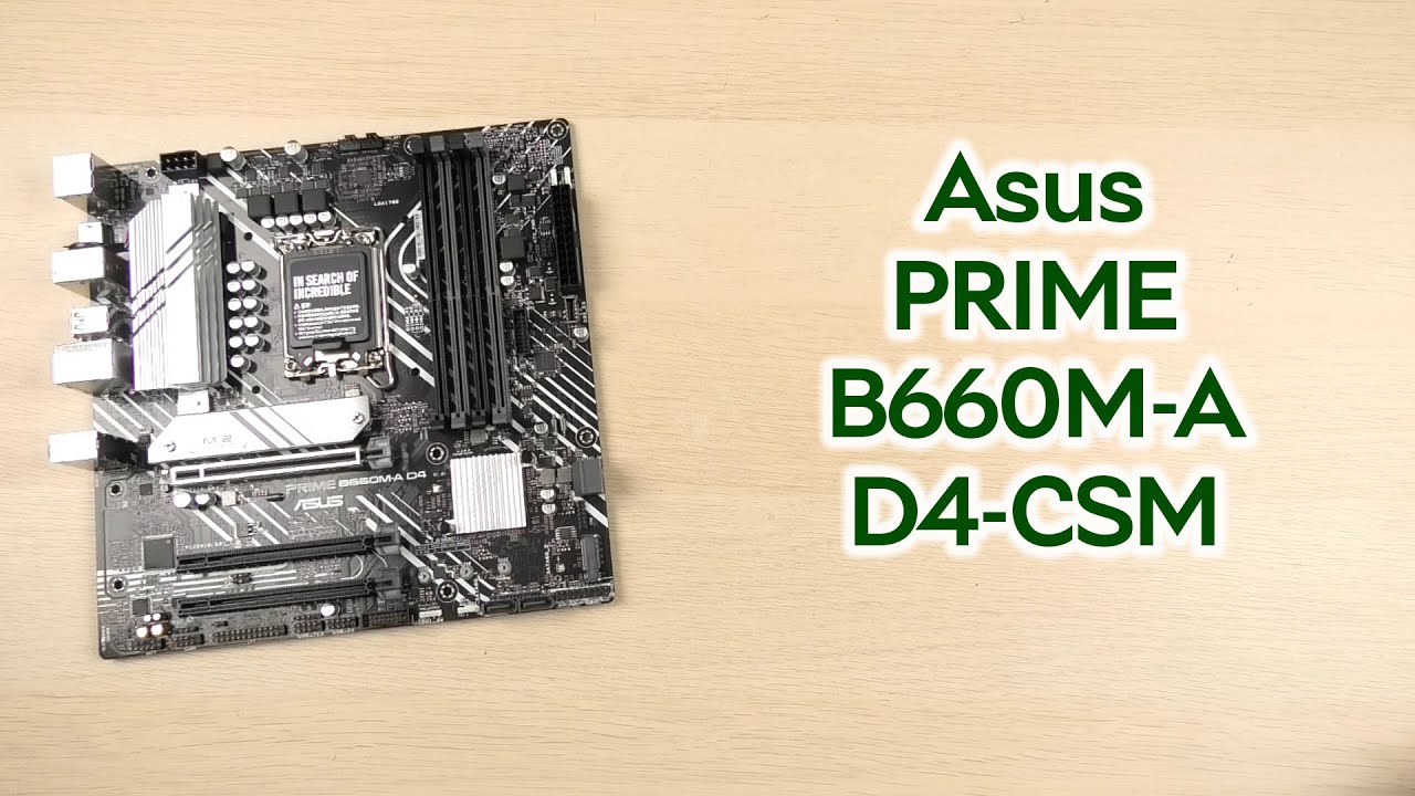 Розпаковка Asus PRIME B660M-A D4-CSM