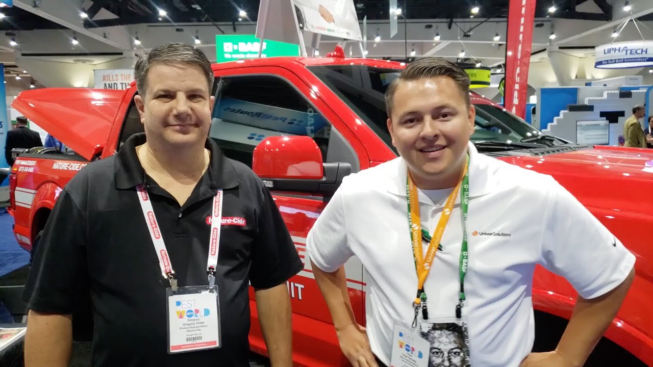 Greg and Chaz with Univar Solutions discuss Nature-Cide at PestWorld2019!