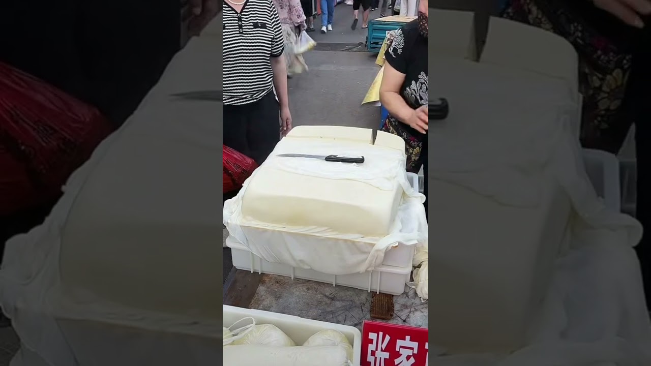 Freshly ground tofu made daily, great taste earns repeat customers.