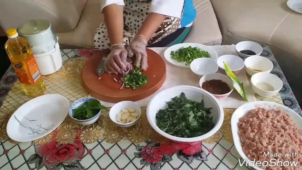 Khmer Food Cooking Everyday 44 BEAYCHEA SACH CHUORK MEARAS PRAV (បាយឆាកាពិកម្រះព្រៅ)