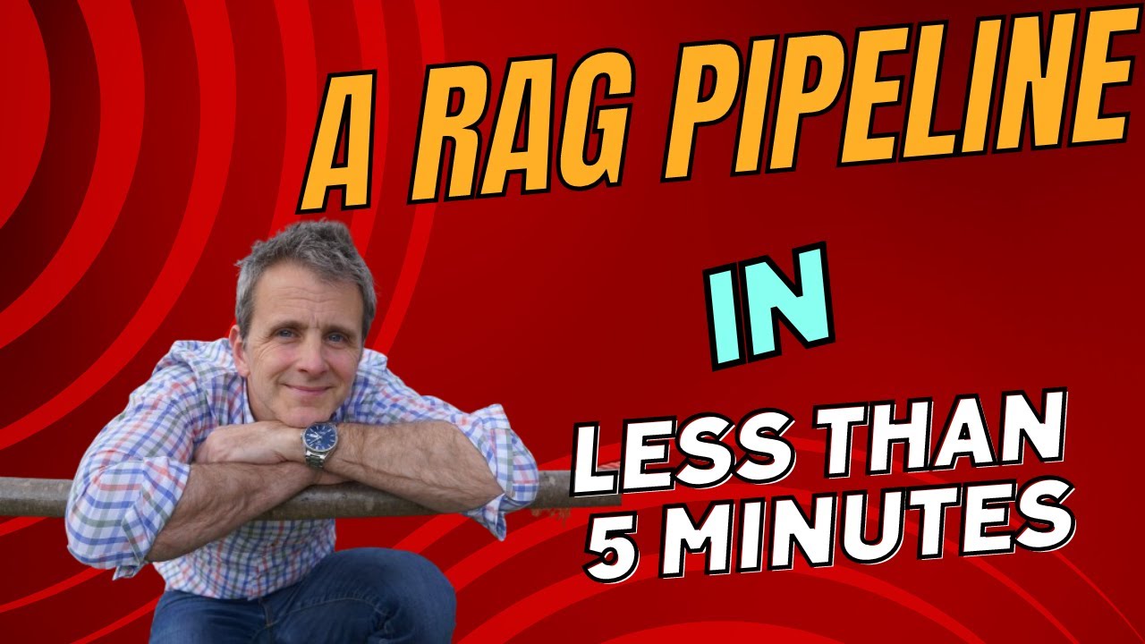 Create a RAG pipeline in less than 5 minutes