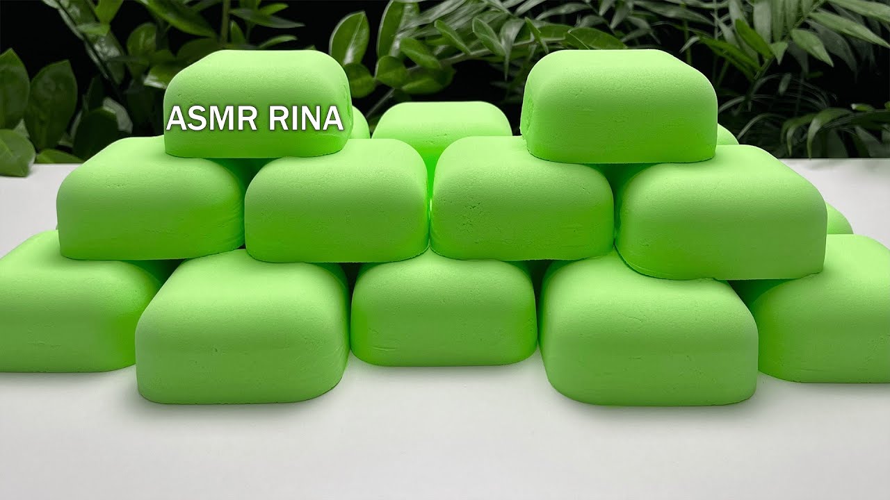 ASMR baking soda neon pillows
