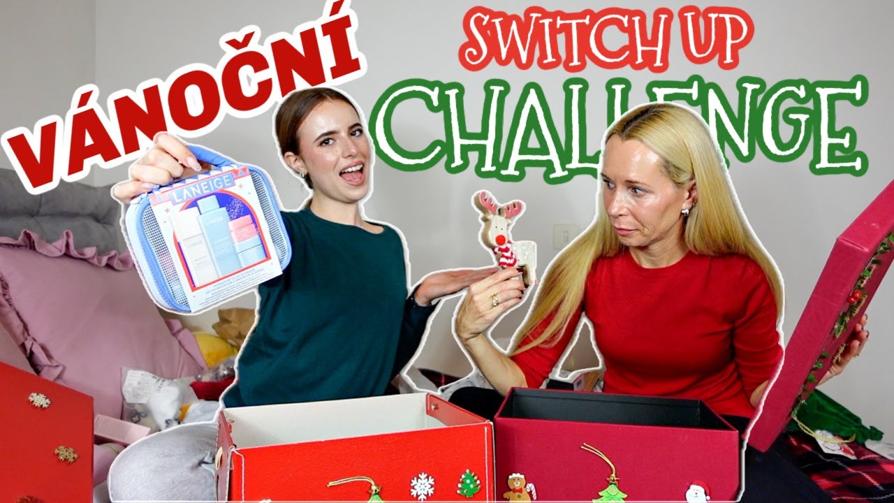 CO JE V KRABICI? VÁNOČNÍ SWITCH UP CHALLENGE 🎄