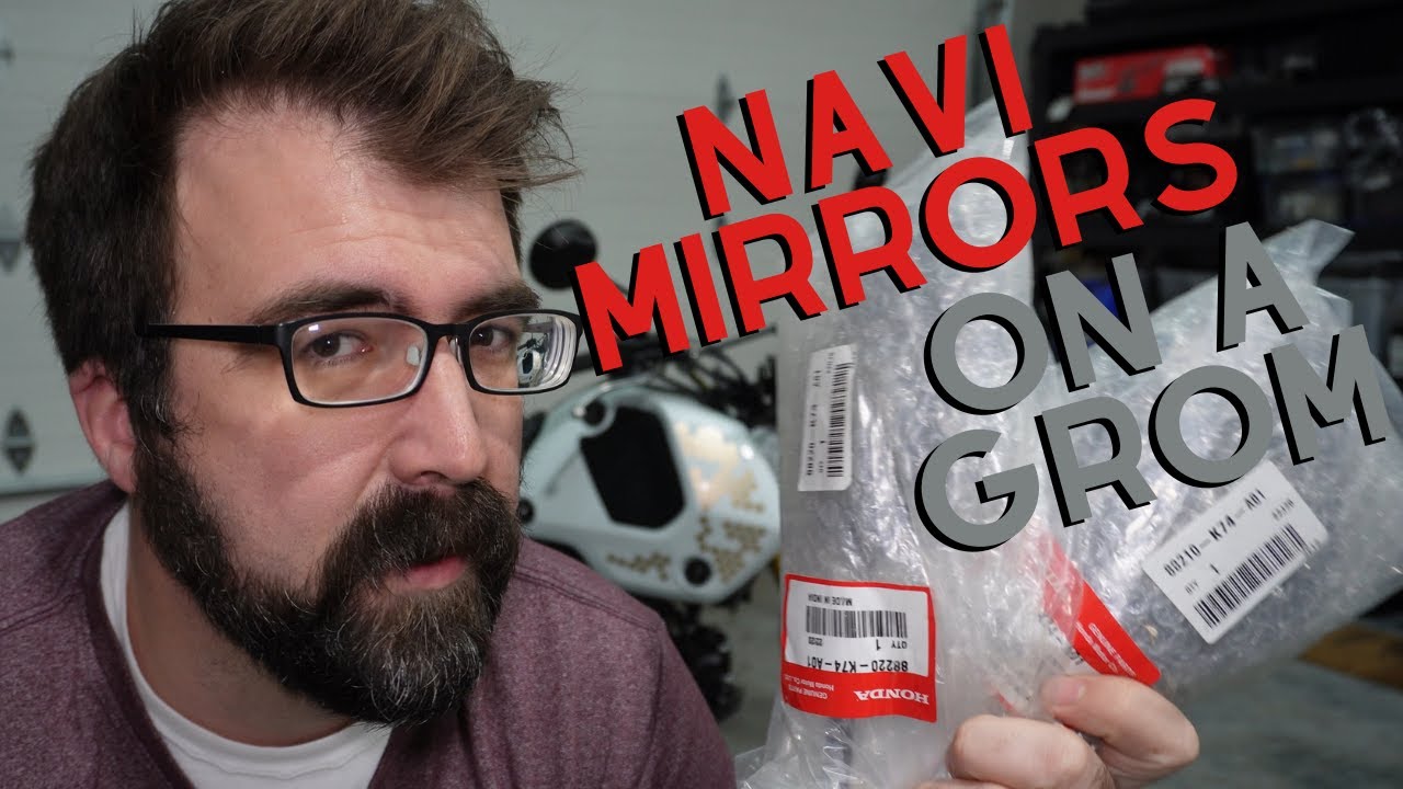 Navi Mirrors on a Grom | 2023 Grom Build Part 26