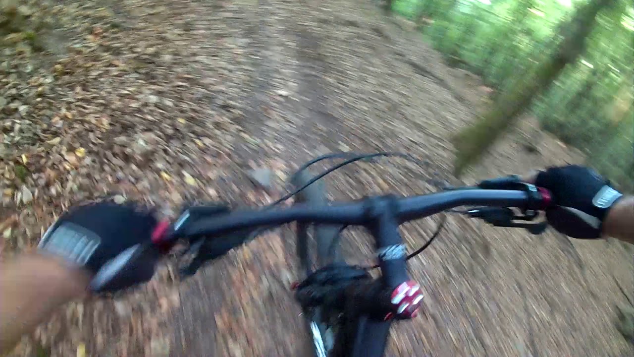 Birker Trail mit Brustkamera .Arbeit mit dem Lenker