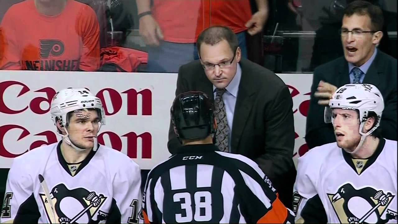 Arron Asham crosscheck on Schenn. Pittsburgh Penguins vs Philadelphia Flyers 4/15/12 NHL Hockey