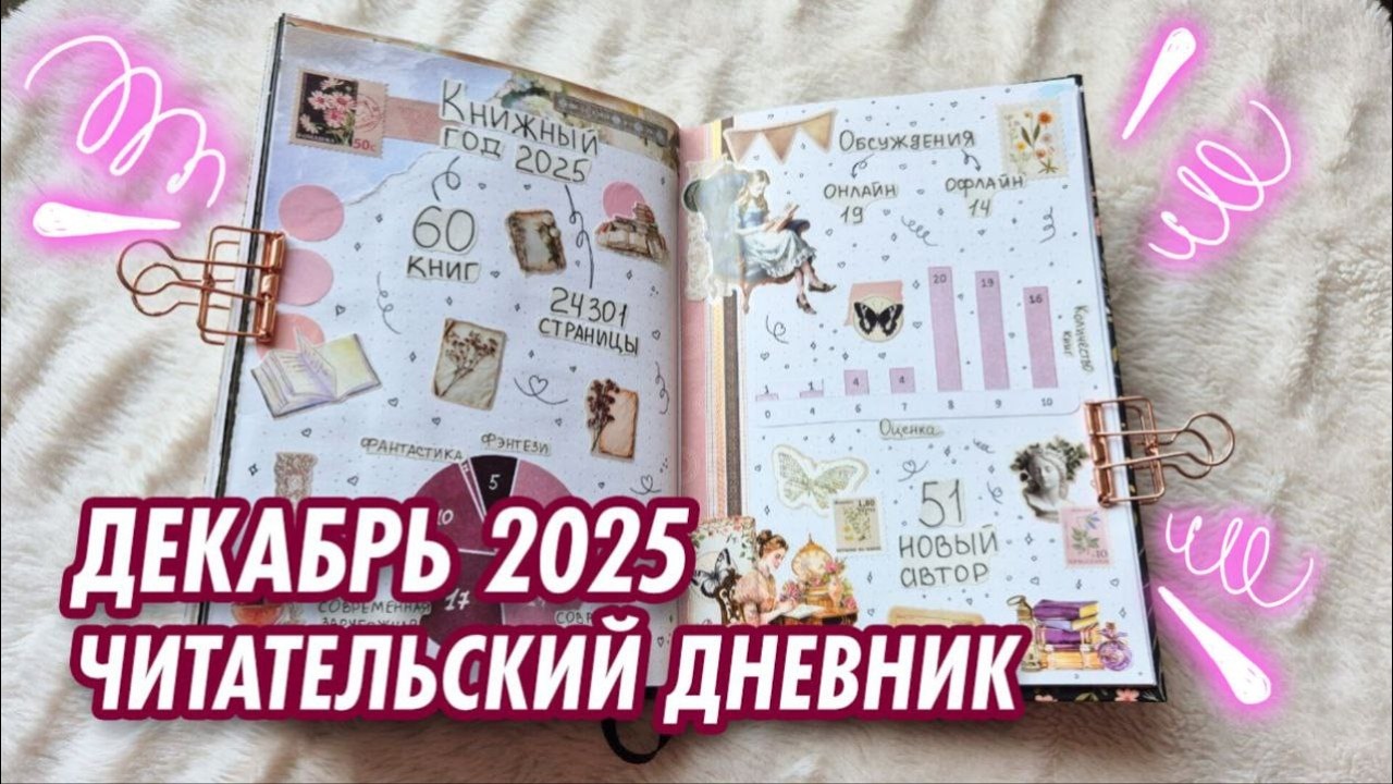 Бумажный читательский дневник // Декабрь 2025 // Итоги книжного года