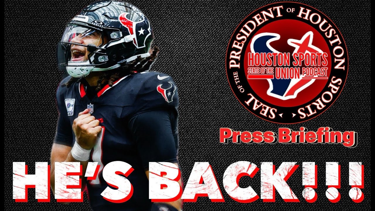 CJ STROUD RETURNS: Breaking Texans Update | Press Briefing 🚨🤘🏻