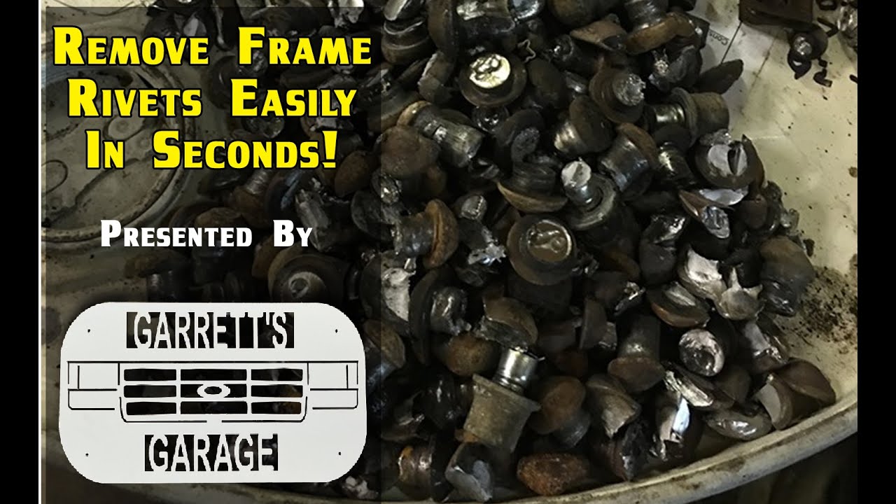 Remove Frame Rivets Easily In Seconds!