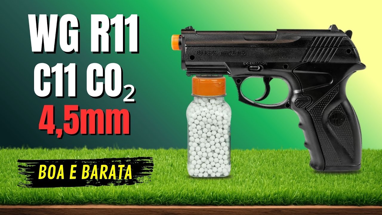 Pistola de Pressão WG R11/C11 CO2 4.5mm da Wingun é a Melhor Custo-Benefício de 2026?
