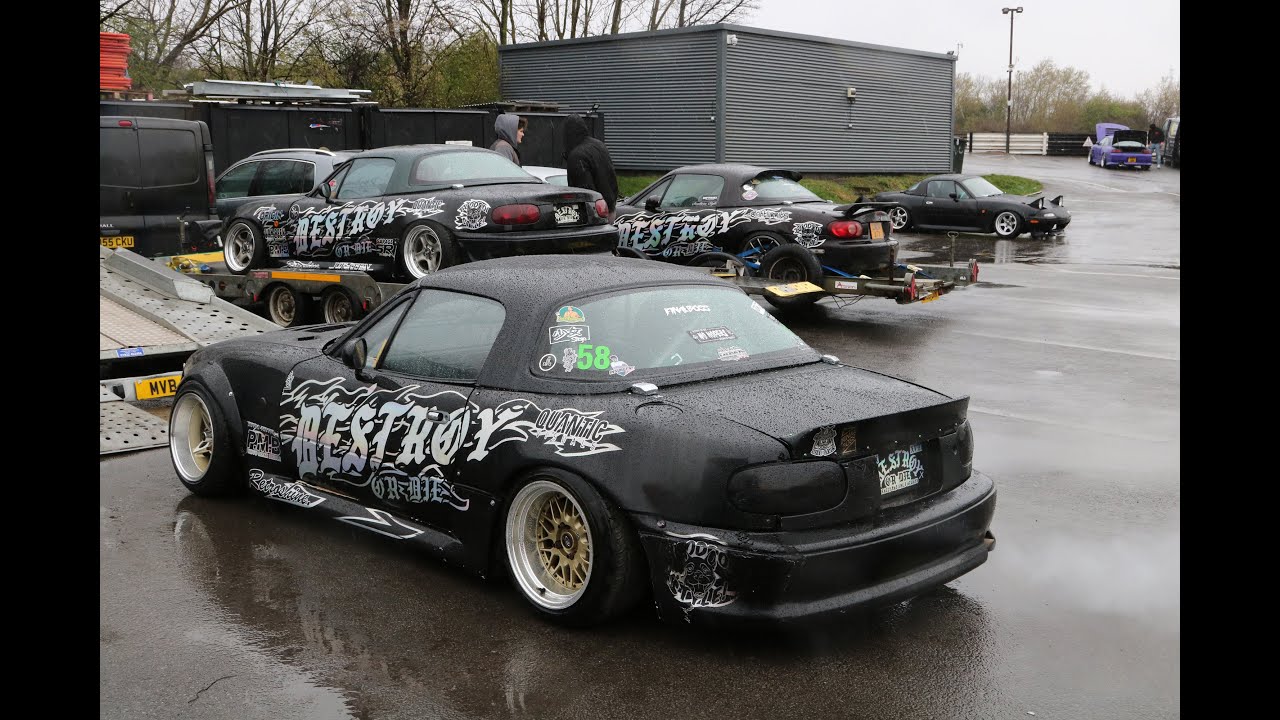 Teesside Drift Day - Low Power 1.6 NA6CE Mx5 Raw Destroyordie