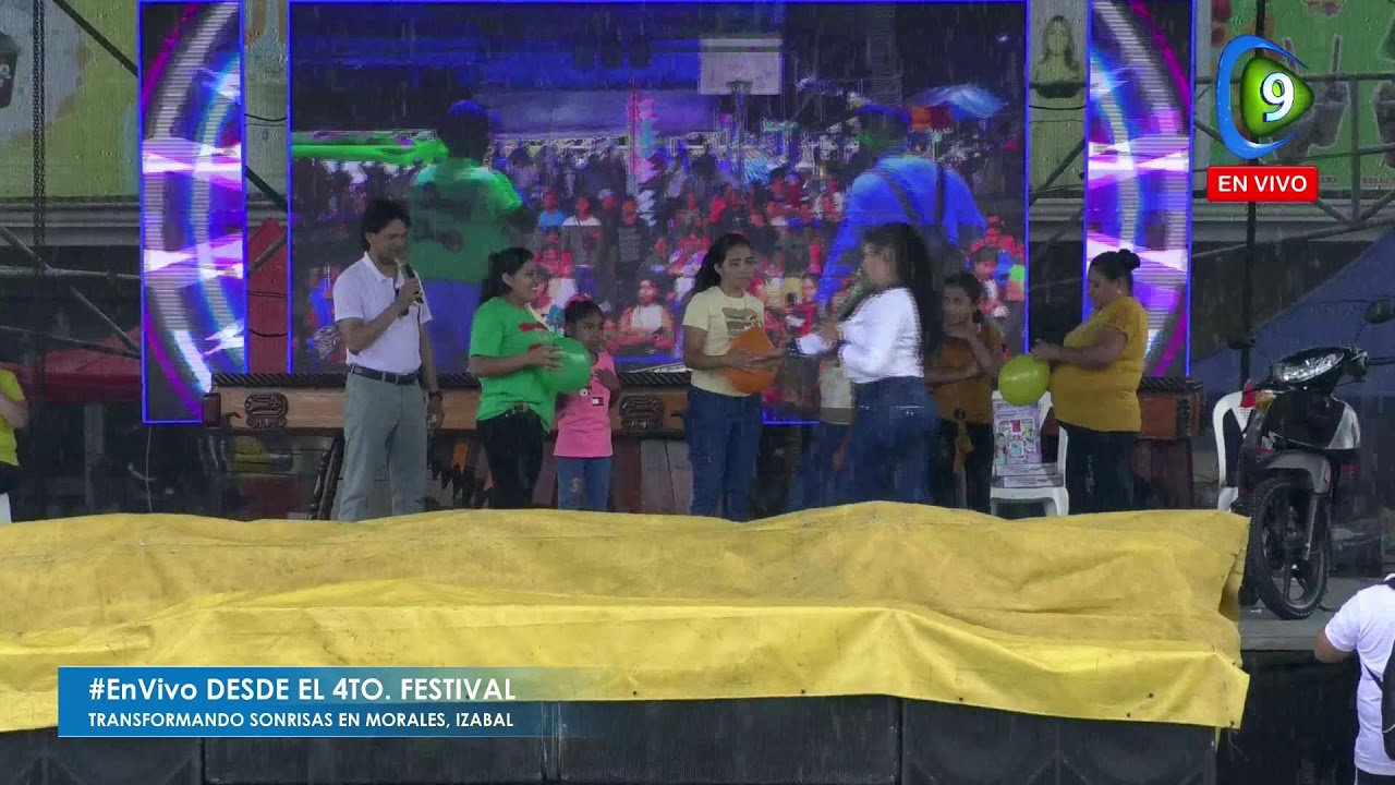 #EnVivo DESDE EL 4TO. FESTIVAL INFANTIL, TRANSFORMANDO SONRISAS, EN MORALES, IZABAL.