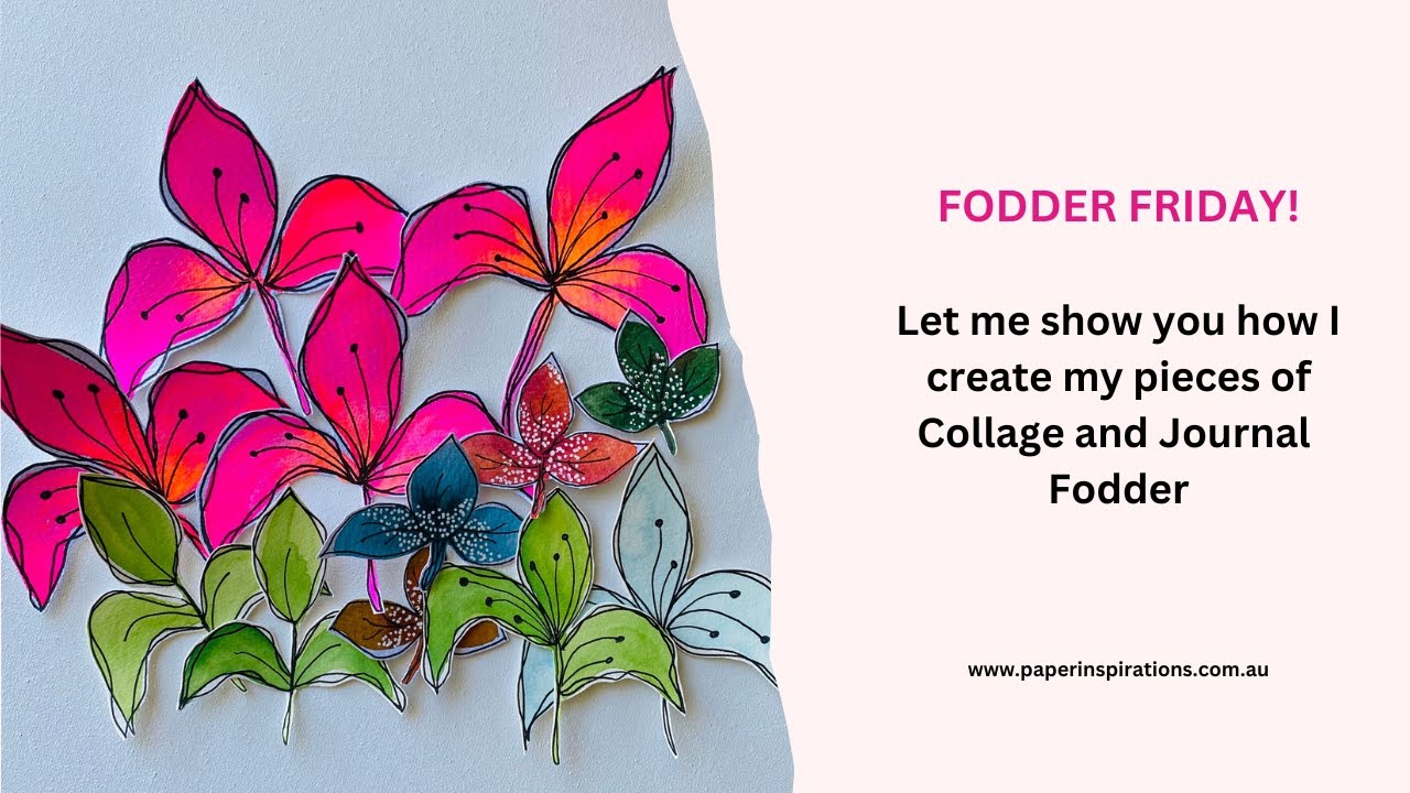 FODDER FRIDAY! Let me show you how I make my collage/journal fodder.  #collagefodder #junkjournals