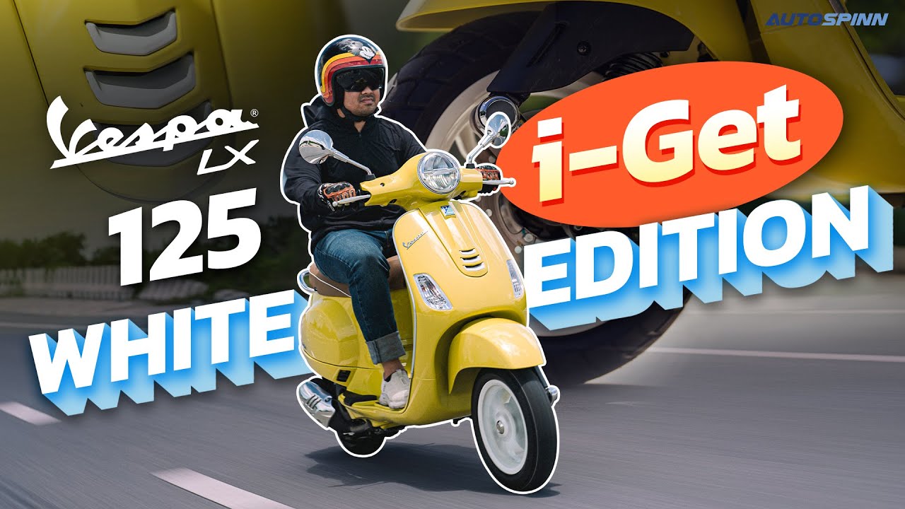 รีวิวรถ VESPA LX 125 I-GET WHITE EDITION รถพรีเมี่ยม สำหรับคนใสๆ