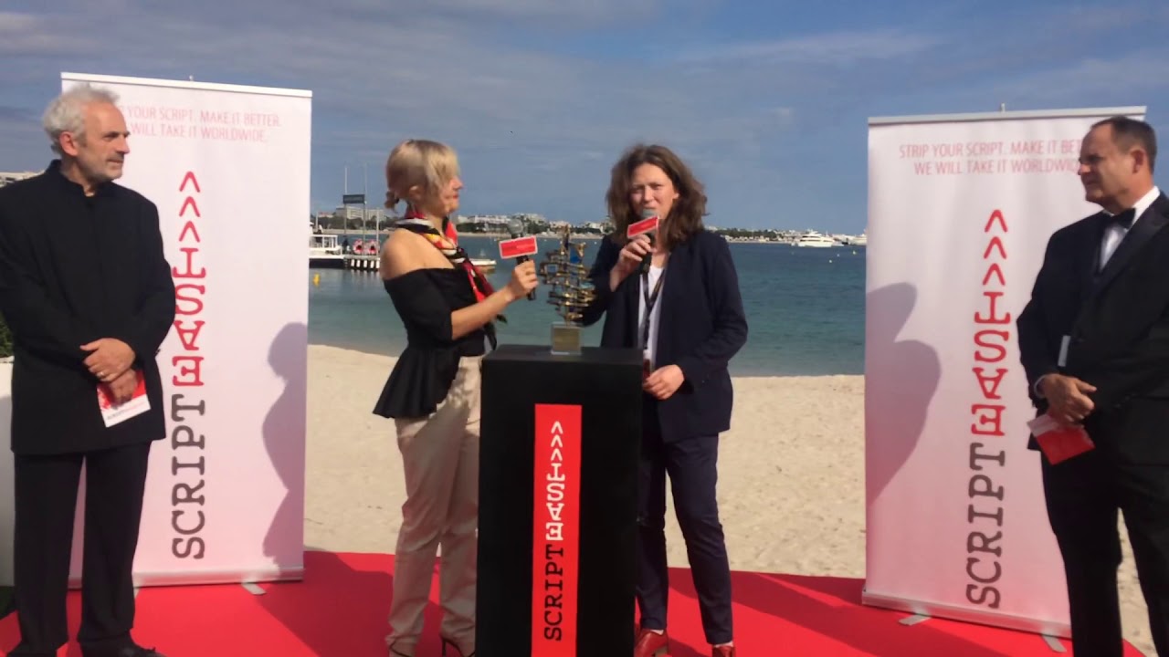 Lena G&oacute;ra & Olga Chajda winning the recognition award 2019 Cannes Film Festival for StaleNiestala.