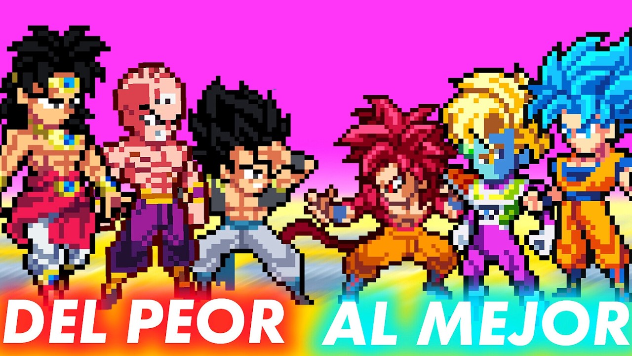 LOS PERSONAJES DE POWER WARRIORS 19.5 (DEL PEOR AL MEJOR)
