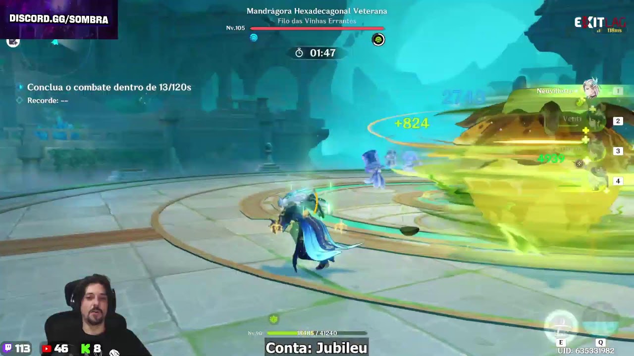 Fazendo ciência nos confrontos... - !1pix !discord !sombra !exitlag