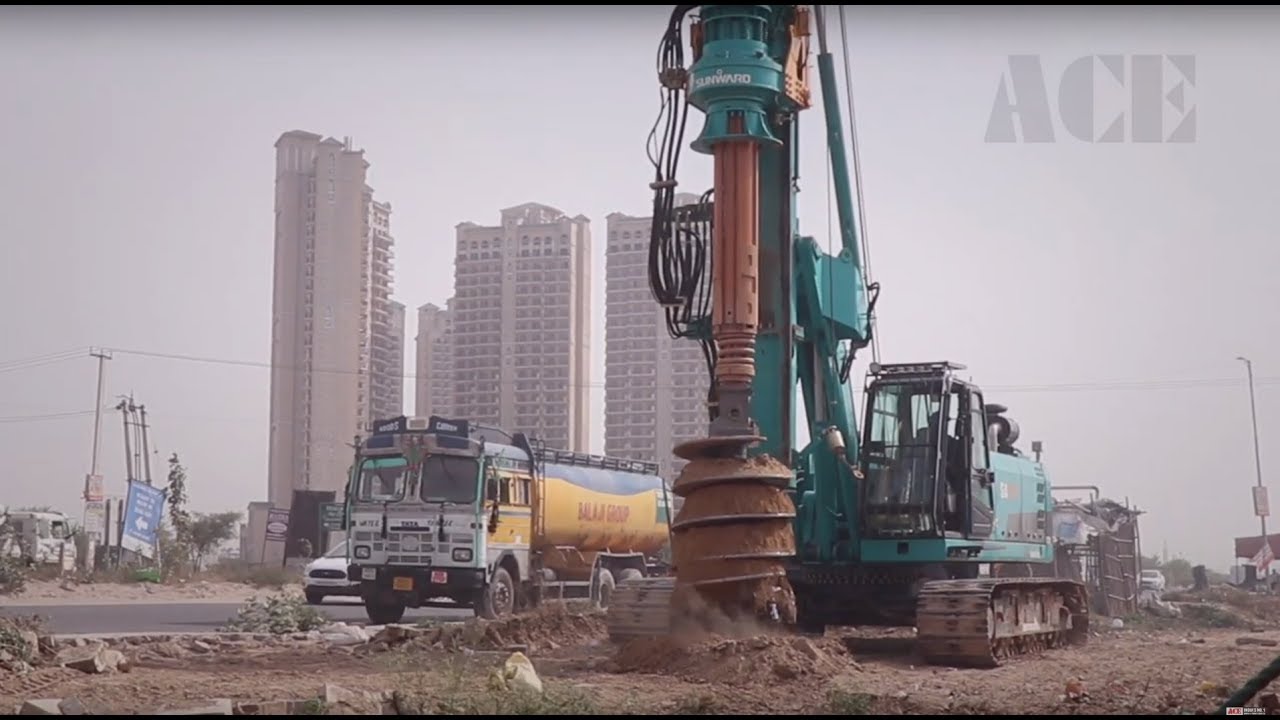 ACE - Sunward Presents High Performance and Rugged Piling Rigs for Hard and Rocky Terrains.