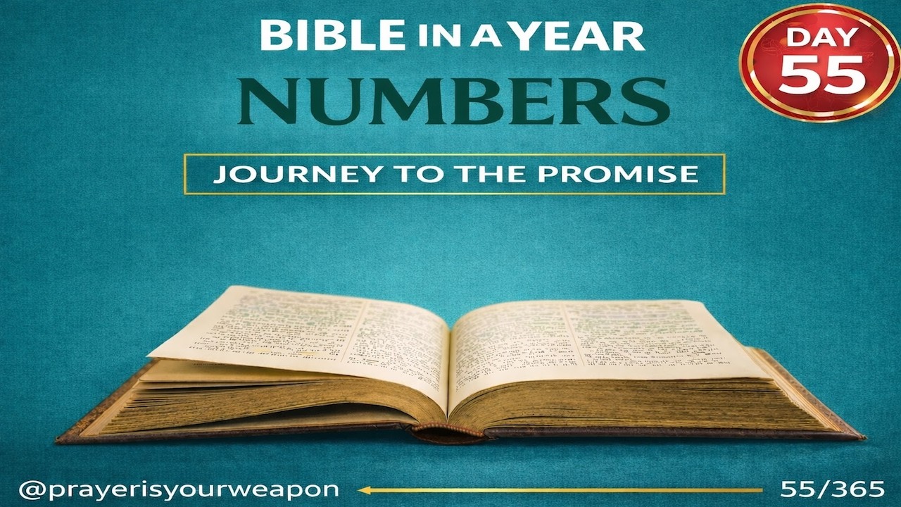 Read the Bible in One Year | Day 55: Numbers 32-33 | ‪@Prayerisyourweapon‬