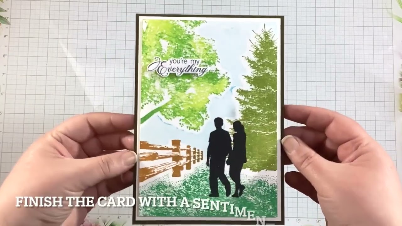 LDRS CREATIVE Puzzled Stamps Scenic Elements Stamp Set