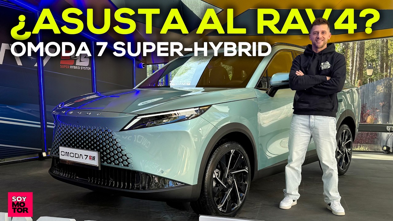 PRUEBA OMODA 7 SHS | 279 CV, 92 km eléctricos y pantalla deslizante | Coches SoyMotor.com