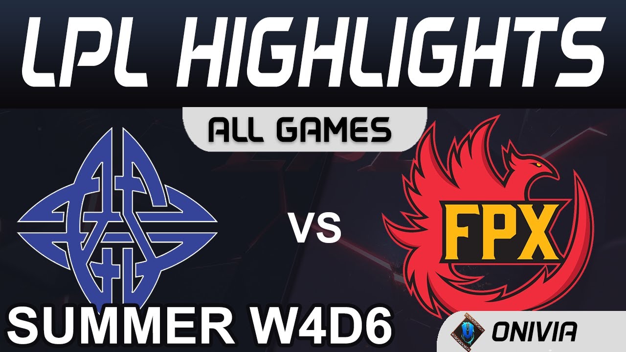 ES vs FPX Highlights ALL GAMES LPL Summer Season 2020 W4D6 eStar vs FunPlus Phoenix by Onivia