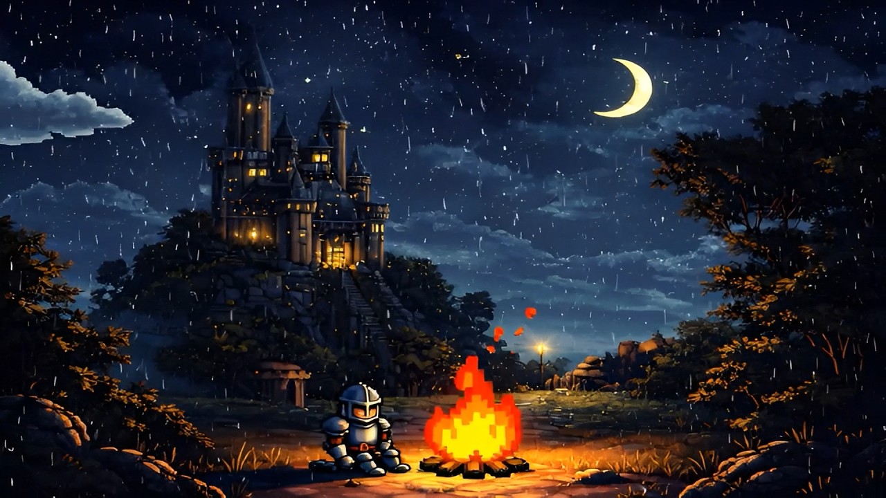 Welcome to Mournfell – Sit by the Fire While the Rain Falls (Medieval Ambience 1:30:00)