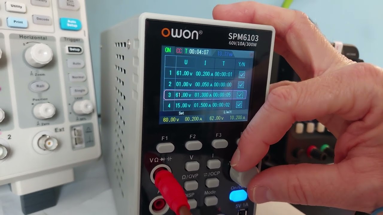 Owon SPM 6103 lista programozás
