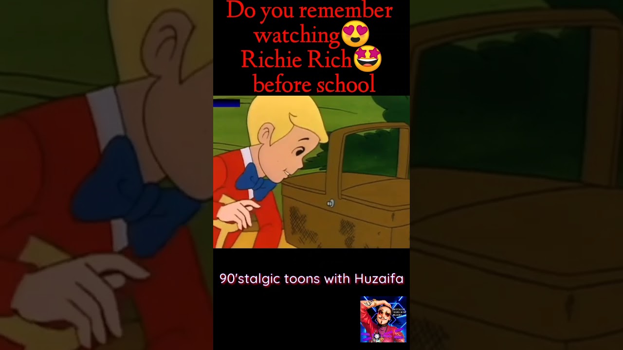 Richie Rich's Picnic with gloria | RichieRich 1980 S01 #richierich #oldcartoon #90scartoon #animated