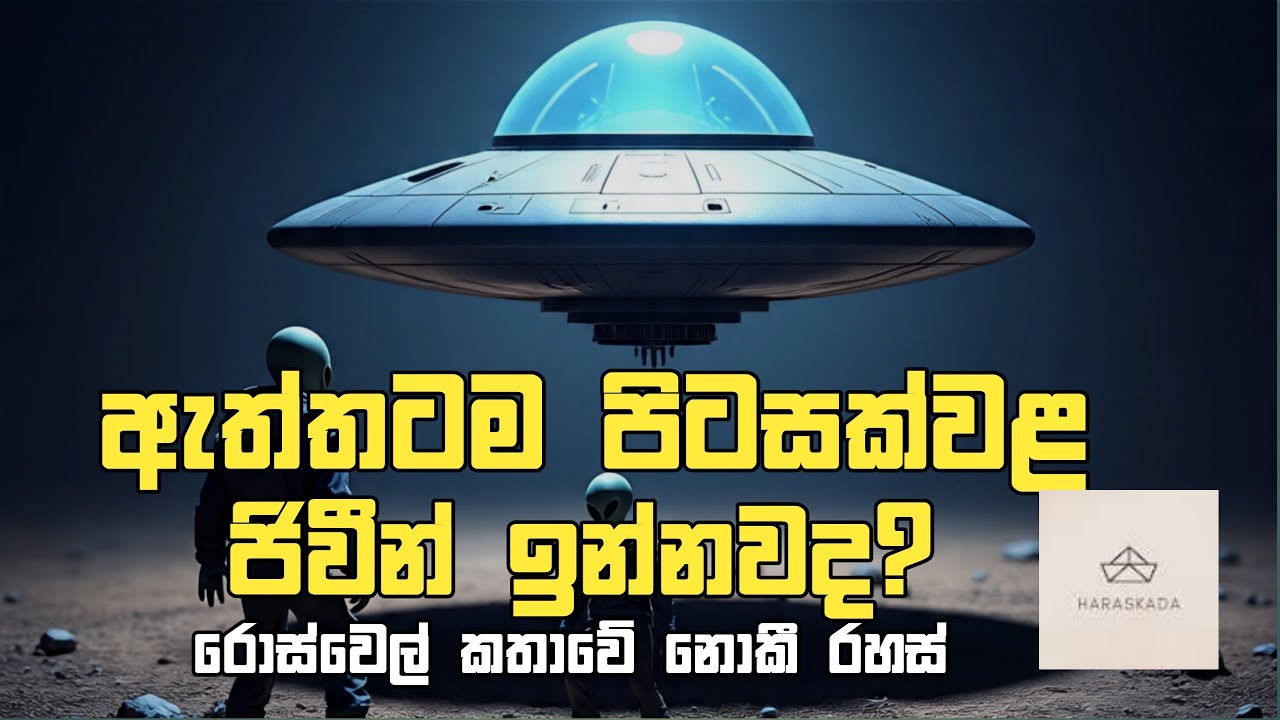 ඇත්තටම පිටසක්වළ ජීවීන් ඉන්නවද? Roswell 🤯/Roswell's Deepest Secrets: What Really Happened to the UFO?