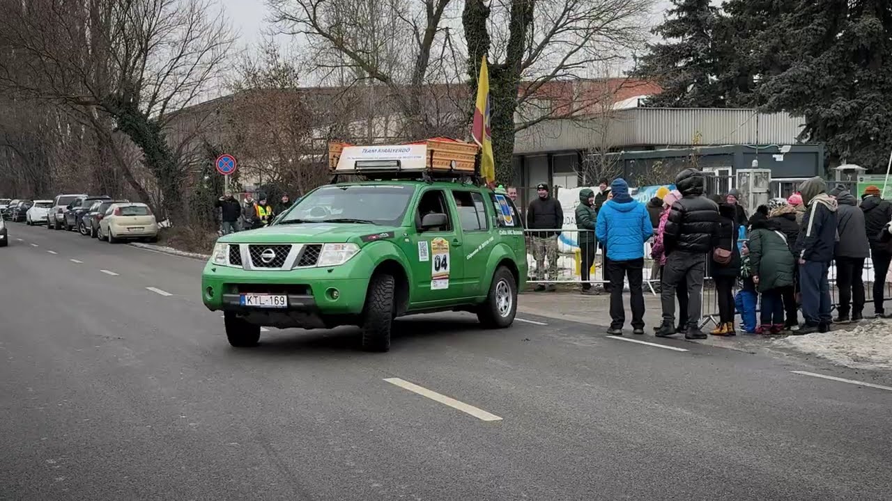 LINIA STARTU RAJDU BUDAPESZT - BAMAKO