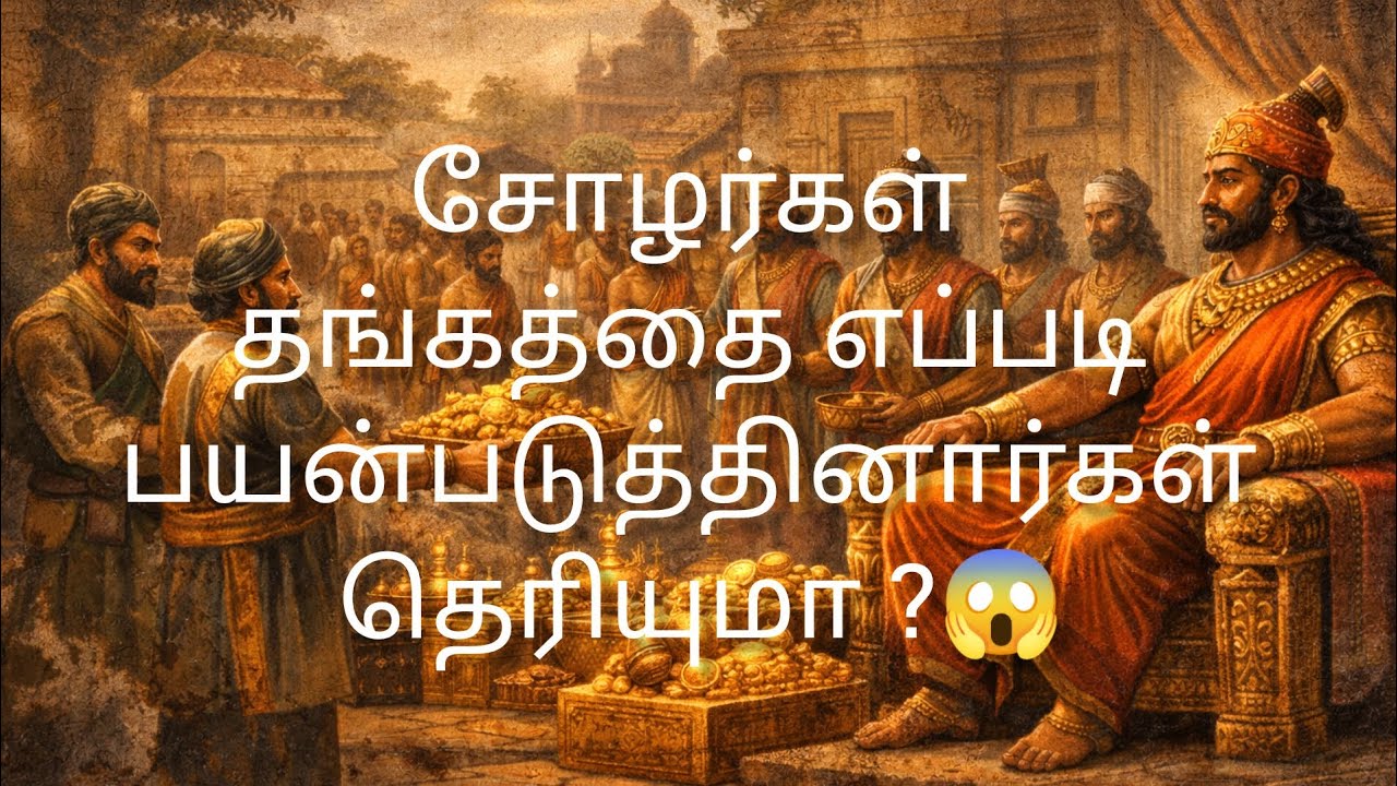 “ராஜராஜ சோழன் காலத்தில் தங்கம் எப்படி பயன்படுத்தப்பட்டது? #tamilstory #history#rajarajacholan#tamil 