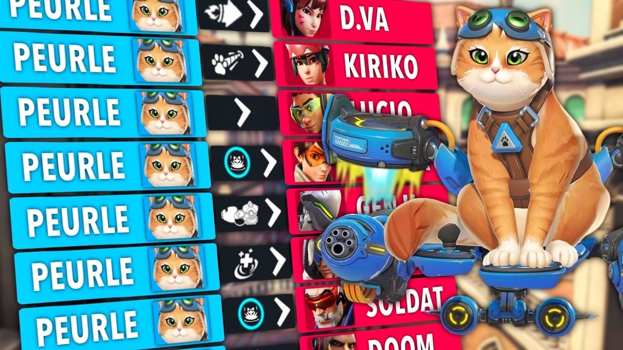 JETPACK CAT est le H&Eacute;ROS qui va CASSER Overwatch 🐱