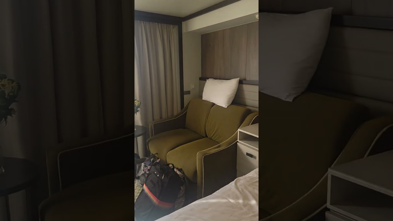 Restricted view balcony cabin G618 P&O Brittania review