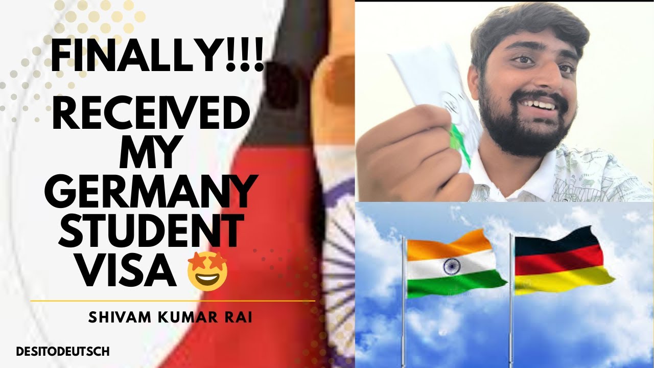 FINALLY!!!!!!!!!!!!!! RECEIVED MY GERMAN STUDENT VISA | MASTERS IN GERMANY