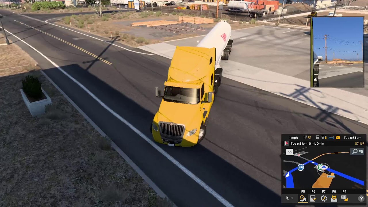 AMERICAN TRUCKING SIMULATOR, TESTING MY NEW SETUP