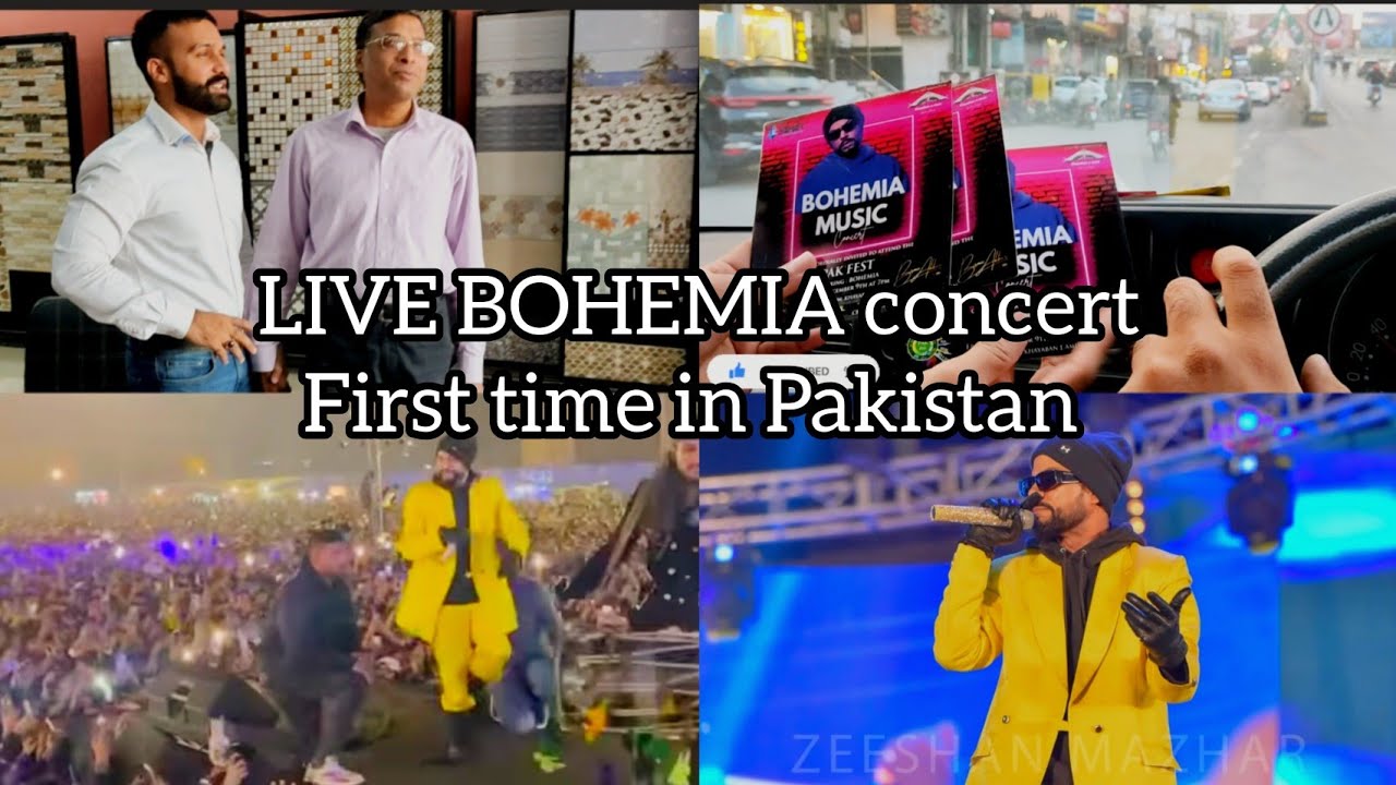 Live BOHEMIA concert first time in Pakistan | BOHEMIA Live | daily Update | Faizan Khalid
